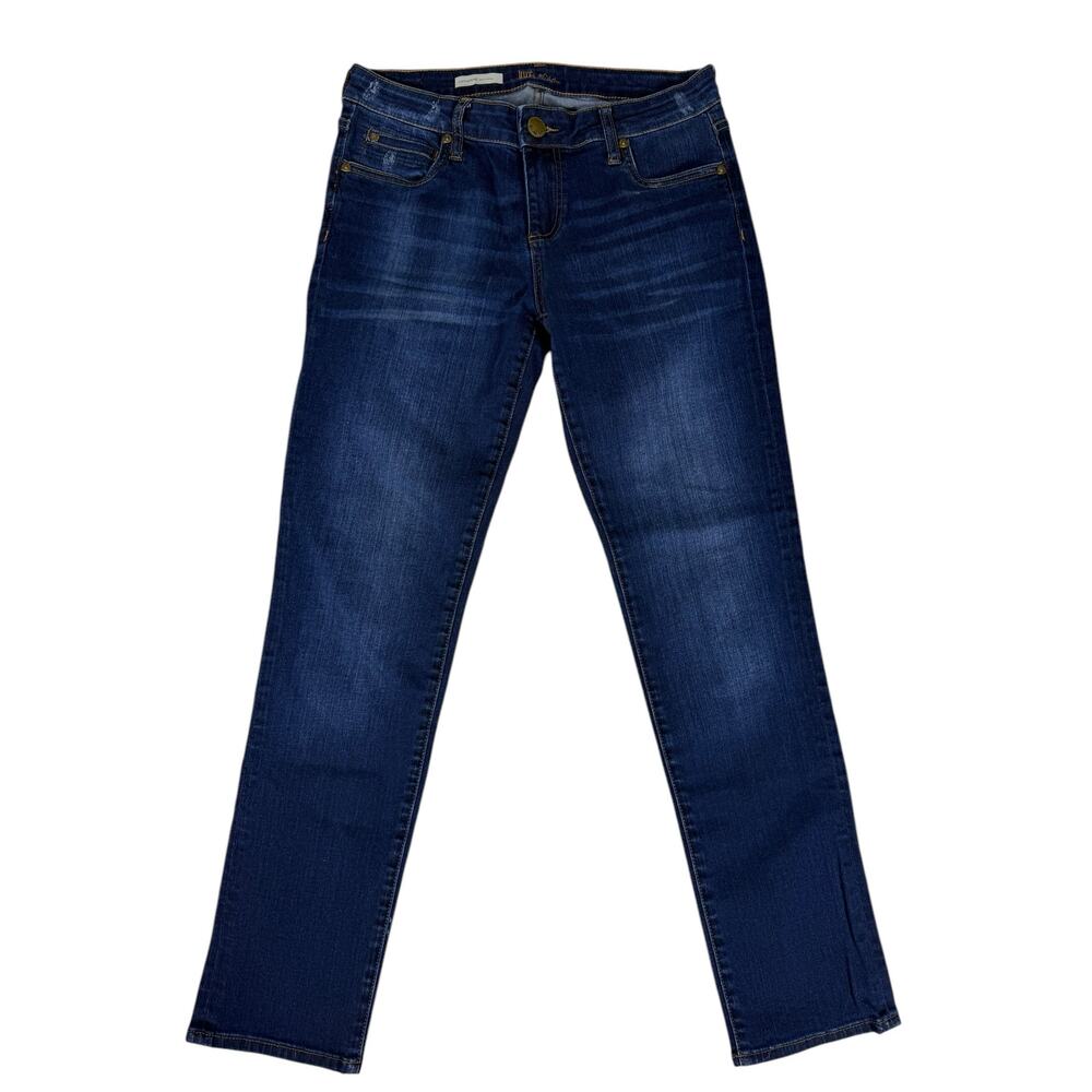 Kut from the Cloth Jeans Women's 6 Dark Blue Catherine Boyfriend Low Rise